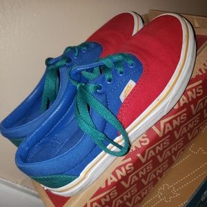 Colorful kids vans